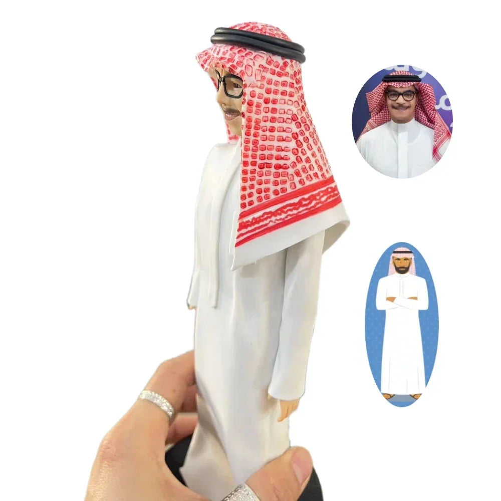 Personalized Bobble Head Authentic Arabic Attire