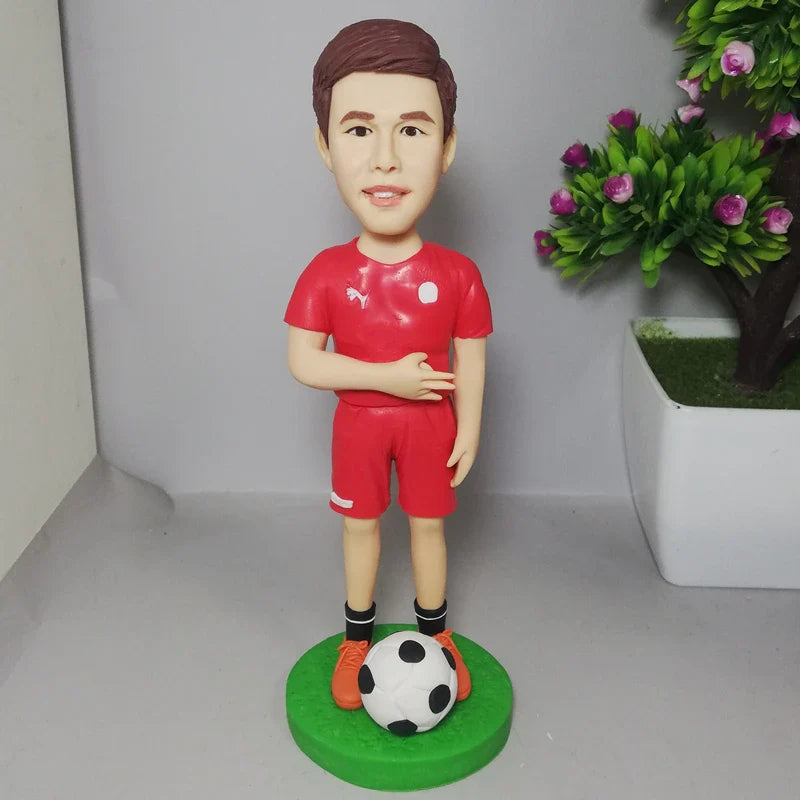Personalized Bobble Head Footballer