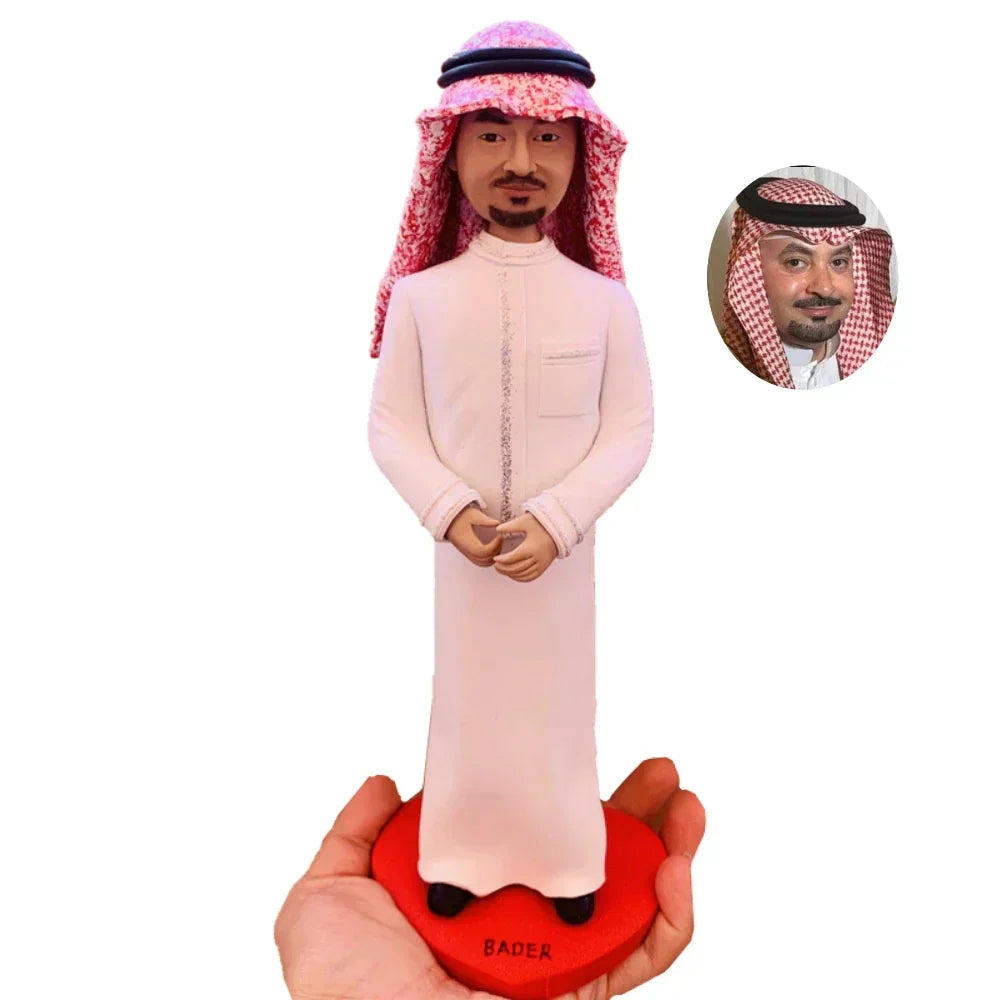 Personalized Bobble Head Authentic Arabic Attire