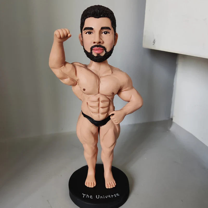 Personalized Bobble Head Bodybuilder