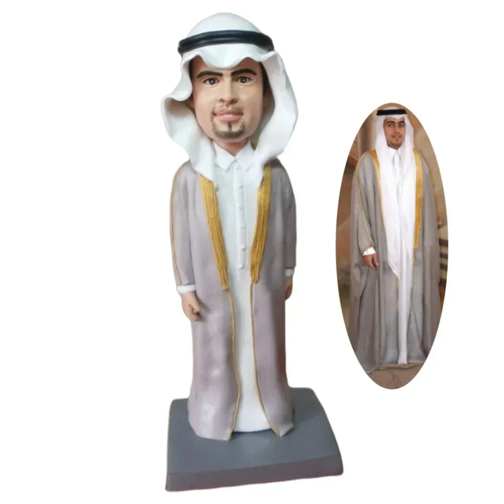Personalized Bobble Head Authentic Arabic Attire