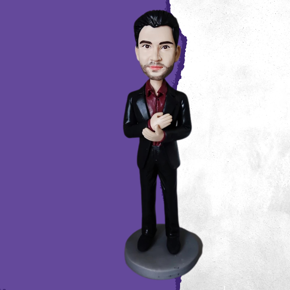 Personalized Bobble Head Businessman