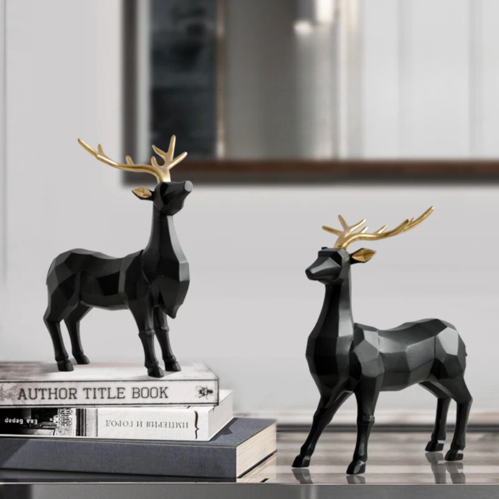 Deer Decor Figurines Set