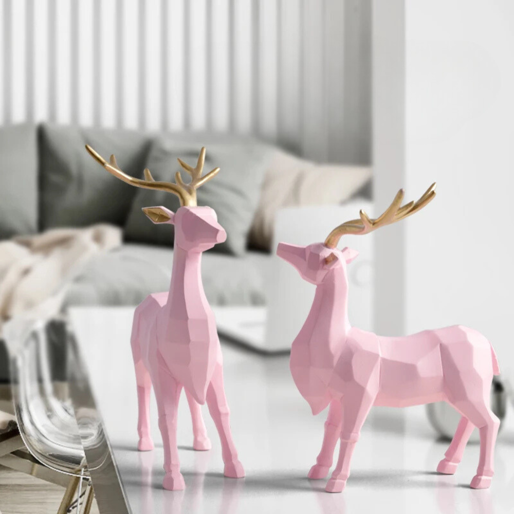 Deer Decor Figurines Set
