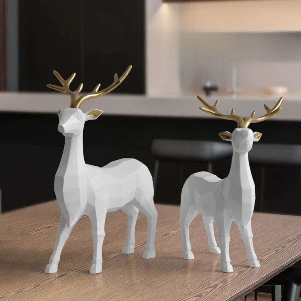 Deer Decor Figurines Set