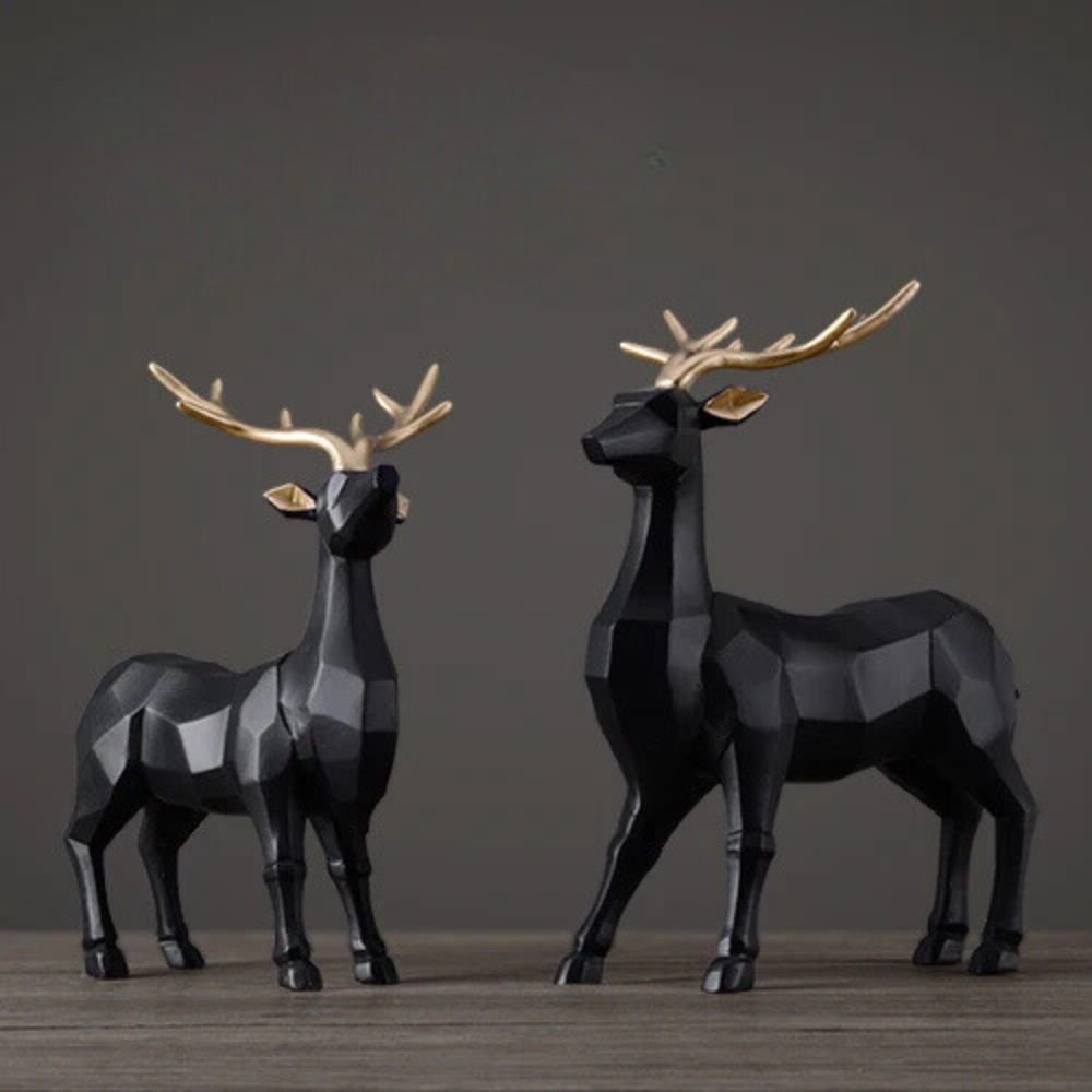 Deer Decor Figurines Set