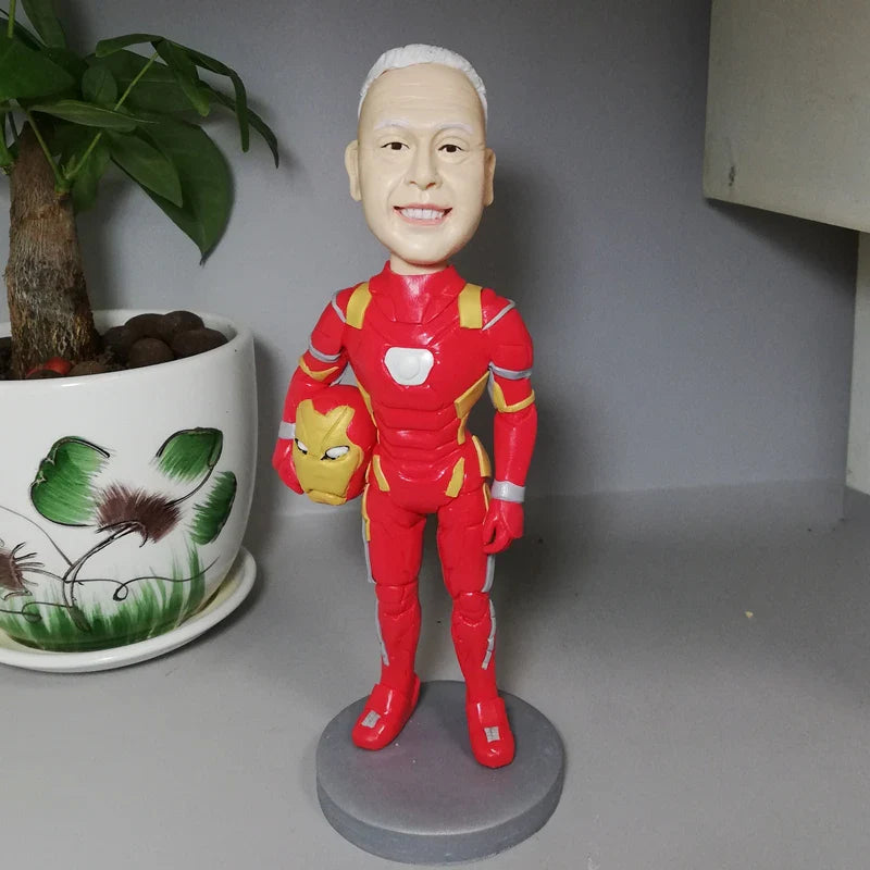 Personalized Bobble Head Superhero