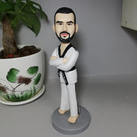 Personalized Bobble Head Taekwondo Practitioner