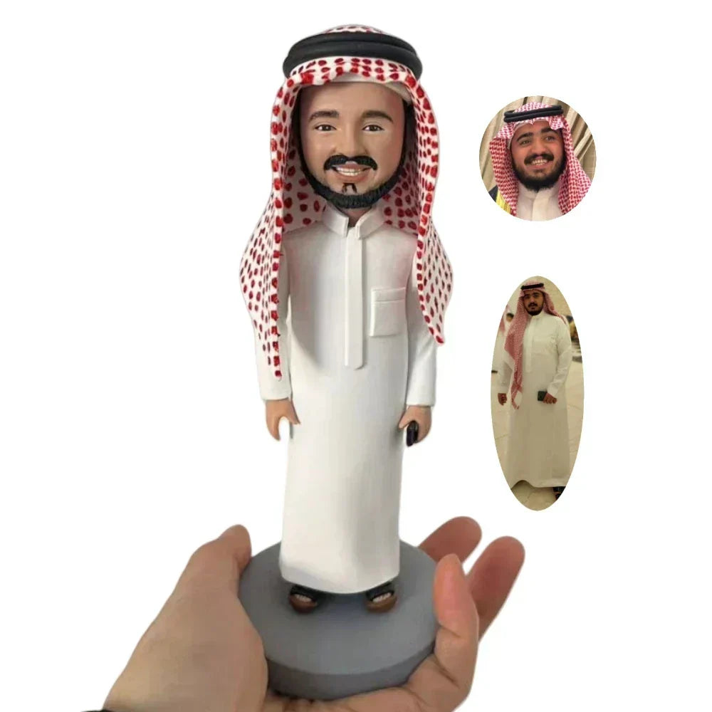 Personalized Bobble Head Authentic Arabic Attire